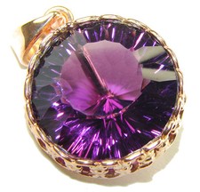 Amethyst Anhänger Vintage 14K