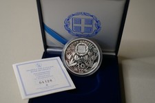 Griechenland 10 Euro 2006 Nationalpark Olymp Olympus Dias Zeus Silber in PP