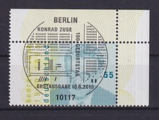 Bund 2802 Eckrand rechts oben Konrad Zuse 55 C ESST Berlin 