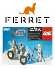 Original LEGO Technic Snow Scooter 8620 Komplett inkl. Bauanleitung + OVP 1986
