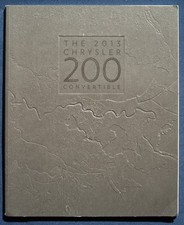 Prospekt brochure 2013 Chrysler 200 Convertible   (USA)