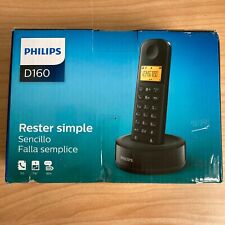Philips D16 Schnurloses Innentelefon Einfach Schwarz. 240985