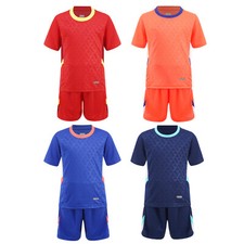 Jungen Basketballanzug Fußballshorts Sport Kleidung Set Trainingsshirt Rundhals