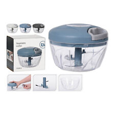 Gemüseschneider Manuell mit Seilzug Zwiebelschneider Gemüse Multizerkleinerer