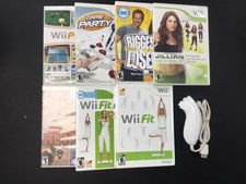 Wii Controller W/ 7 Games