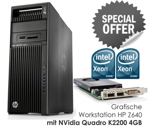 Z640 workstation 2x4core - hp,