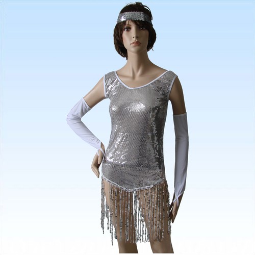 Paillettenkleid charleston - paillettenkleid,