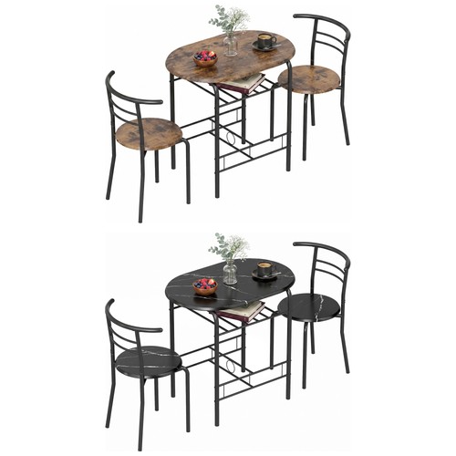 Homcom teilige essgruppe - homcom, 3-teilige