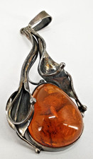 Großer Bernstein Anhänger
