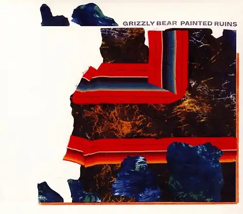 Grizzly bear painted ruins - bear,