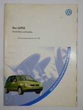 Selbststudienprogramm SSP 201 Der VW Lupo Motor Getriebe Fahrwerk Elektrik Klima