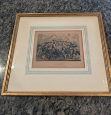 Antique Colored Etching 1816