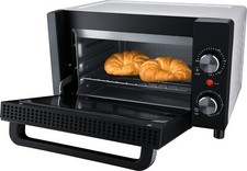 Steba KB A9 Edelstahl-Backofen, 9l, Energieeinsparung, 2 Einschubebenen, Timer