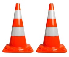 2 x Pylonen 50cm Warnkegel