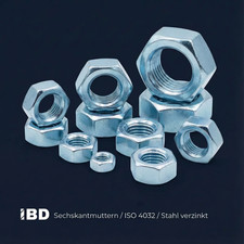 Sechskantmuttern M3 – M42