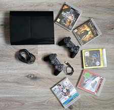 Sony PlayStation 3 Super Slim 500 GB Konsole Schwarz, Inkl. Original Controller