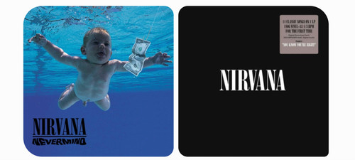 Nirvana vinyl lp - 2, bundle