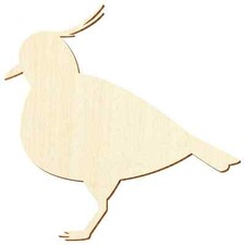 Holz Kiebitz Vogel - Deko Basteln 5-50cm