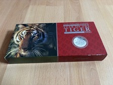 3,5 Oz Lunar II 2 Set Tiger 2010 Proof PP Australien 3 Münzen Coin Silber
