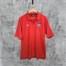 Umbro England Poloshirt Rot XL