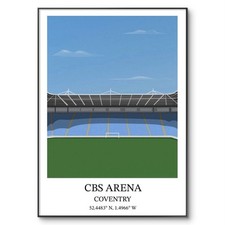 Coventry Fußball Poster, CBS