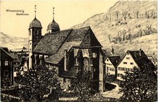 Wiesensteig - Stadtkirche - Künstler-AK Eugen Felle -606088