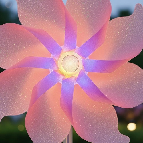 Solar windradlicht led - solar-windradlicht, buntes