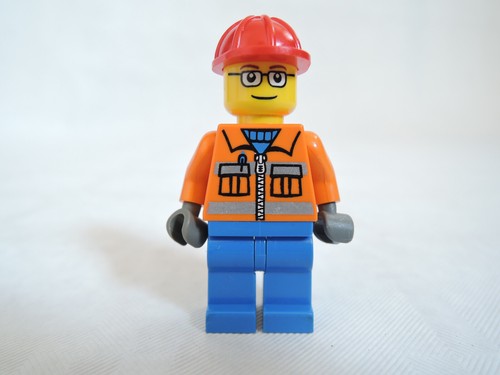 Lego figur city bauarbeiter - figur,