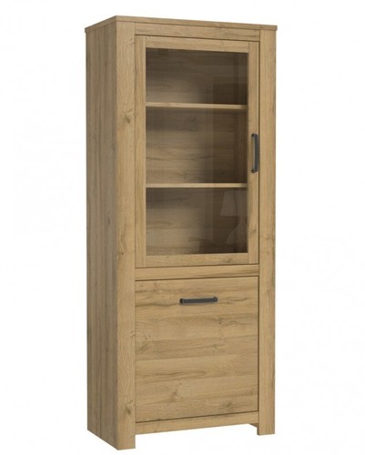Vitrine 77x185x42cm havanna - vitrine,