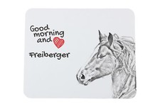 Freiberger Mauspad mit Pferd
