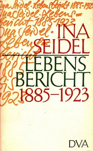 Lebensbericht 1885 1923 - lebensbericht,