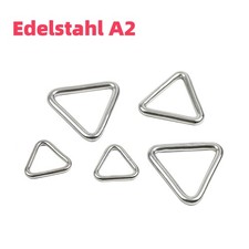 Dreieck Ring Edelstahl V2A