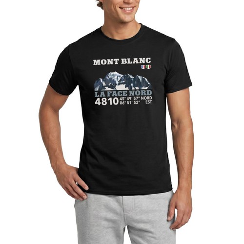 Mont blanc face nord - blanc, |