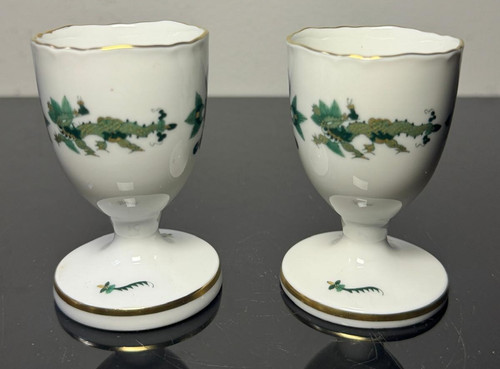 Meissen eierbecher grüner - 2,