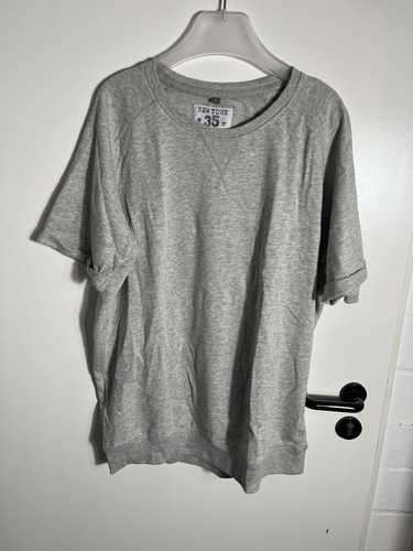 Straight damen shirt grau - up,