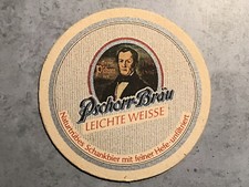 Bierdeckel Coaster Beermat Pschorr-Bräu Leichte Weisse Hacker-Pschorr   #1004#