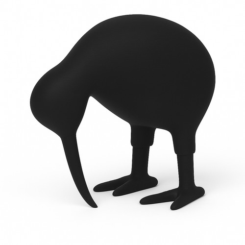 Kiwi vogel figur schwarz - vogel,