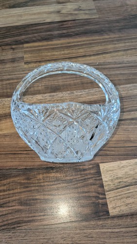 Kristallglas vase mit kaum - kristallglas/-vase,
