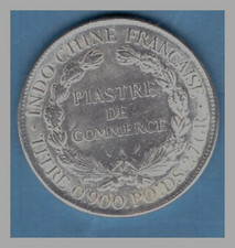 1 Piastre , 1924, (S), vz, Allegorie,  Vietnam, franz. Indochina