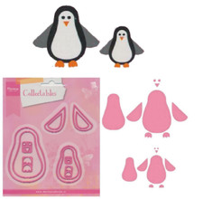 Stanzschablone Pinguin Winter