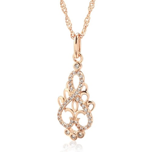 Halskette damen rosegold - halskette,