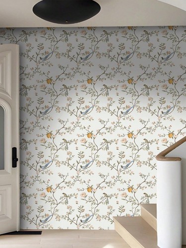 Zitrone vogel floral - floral, &