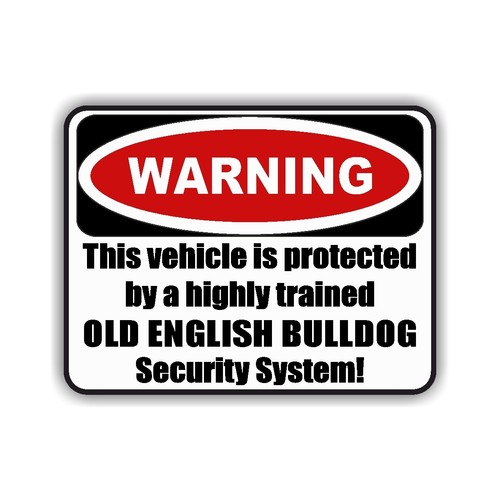 Auto aufkleber weiß warning - auto,