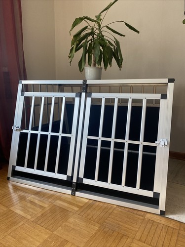 Alu doppel hundebox xxl - alu,