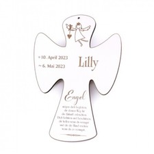 Engel Taufkreuz personalisiert