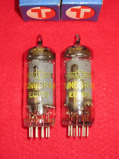 Matched pair ECH83 TUNGSRAM NOS NEU Röhre Tube NEW 6DS8 Valve Paar Valvula Venti