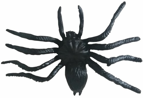 Spinne gummi 6x4cm - ca.,