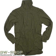 ORIGINAL BUNDESWEHR ROLLI OLIV / TROPEN NEU BW TRIKOTHEMD + RV PULLI PULLOVER