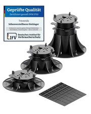 Stelzlager Terrassenlager höhenverstellbar Stellfuß Plattenlager Balkenlager