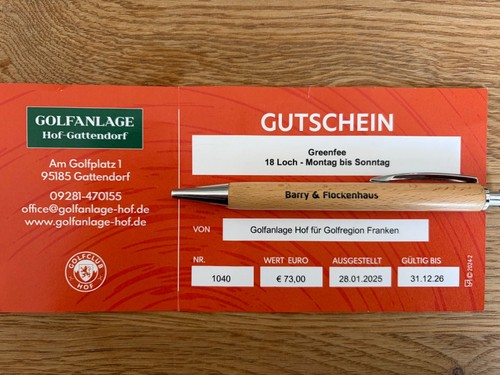 Golf greenfee gutschein - golf, für
